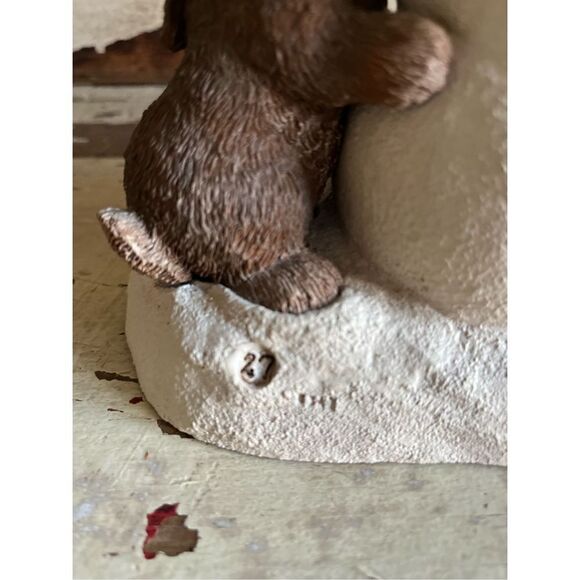 Tom Clark Cairn Christmas 1998 Figurine Vintage Marked Gnome Snowman Rabbit - Picture 6 of 10